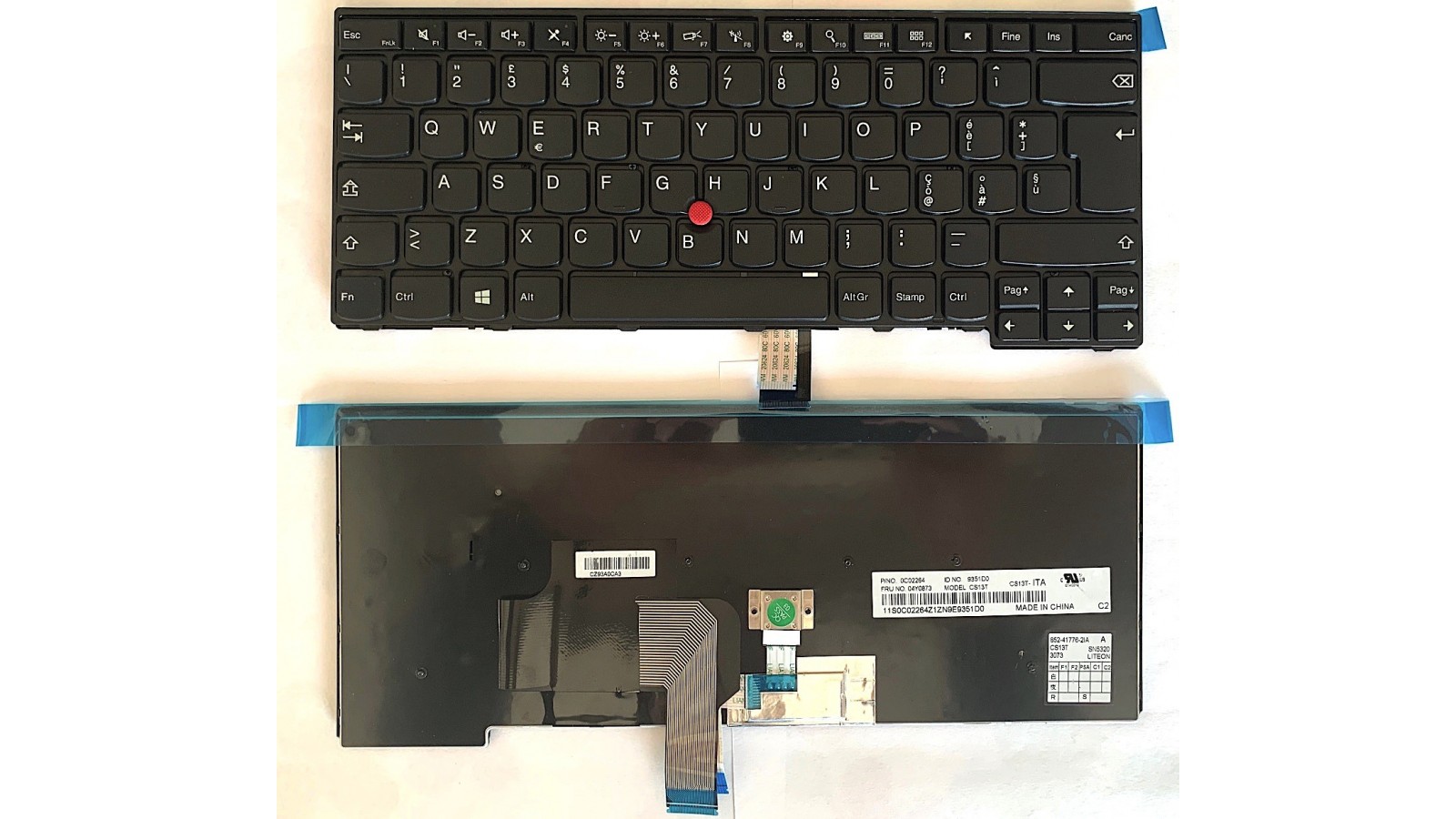 Tastiera italiana per Lenovo ThinkPad L470 L440 con Trackpad