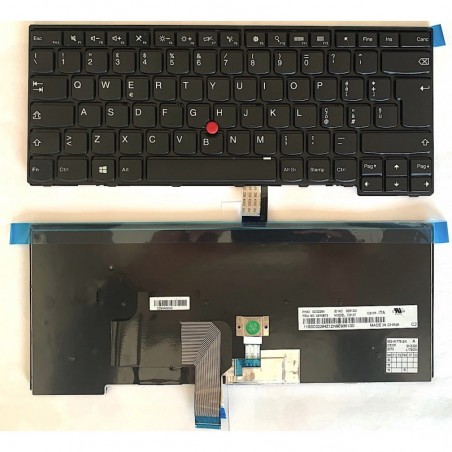 Tastiera italiana per Lenovo ThinkPad L470 L440 con Trackpad