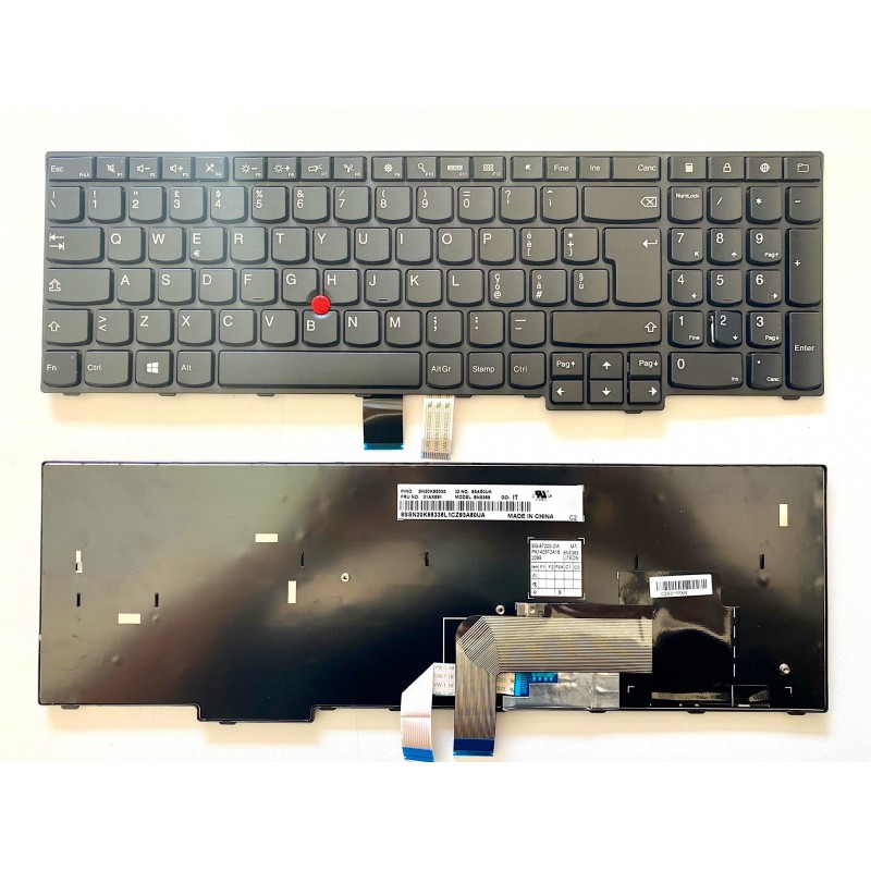 Tastiera italiana per Lenovo THINKPAD E550 E555 E550C E560 E565 NON RETROILLUMINTA