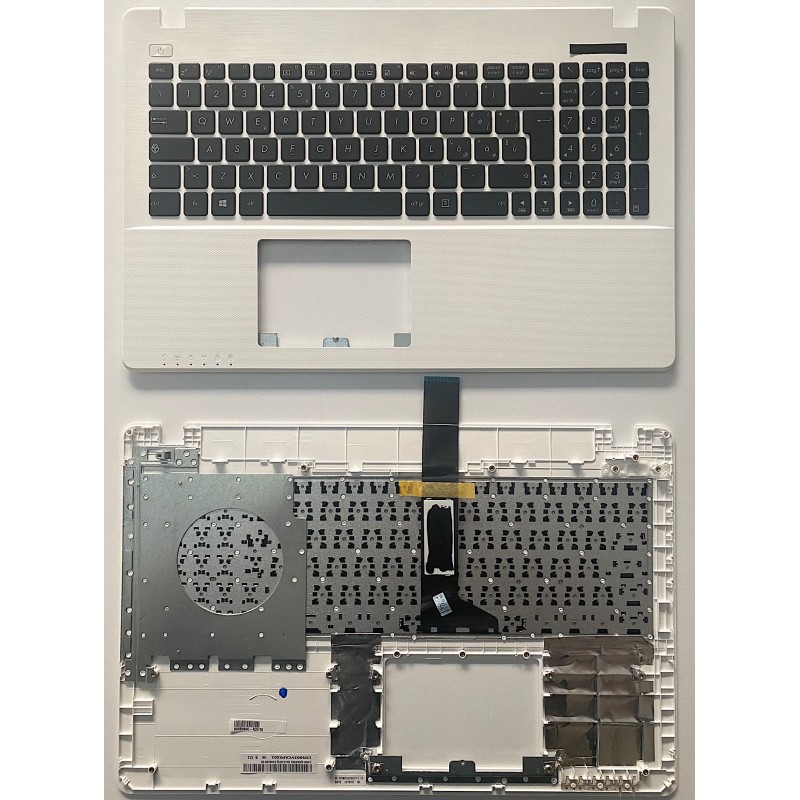 Tastiera con Topcase italiana per Asus X550 X550V X550CC X550CA X550VC X550C Bianco