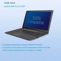 Batteria 7200mAh compatibile con Dell J60J5 Latitude E7270 E7470 Batteria 7200mAh compatibile con Dell J60J5 Latitude E7270 E7470