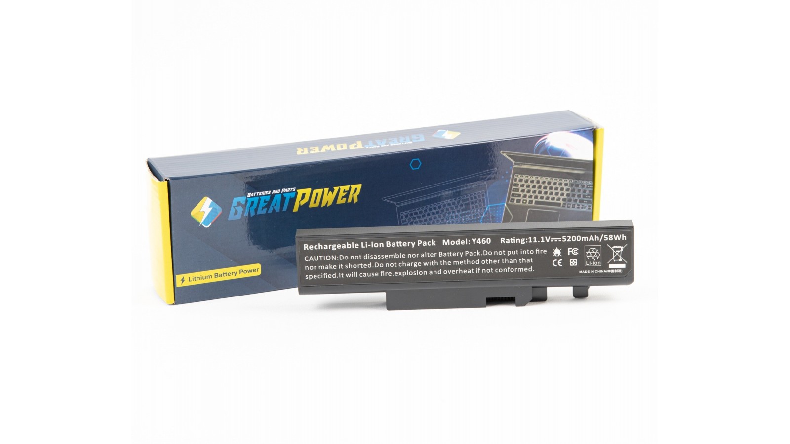 Batteria 5200mAh compatibile con Lenovo IdeaPad Y460 Y560