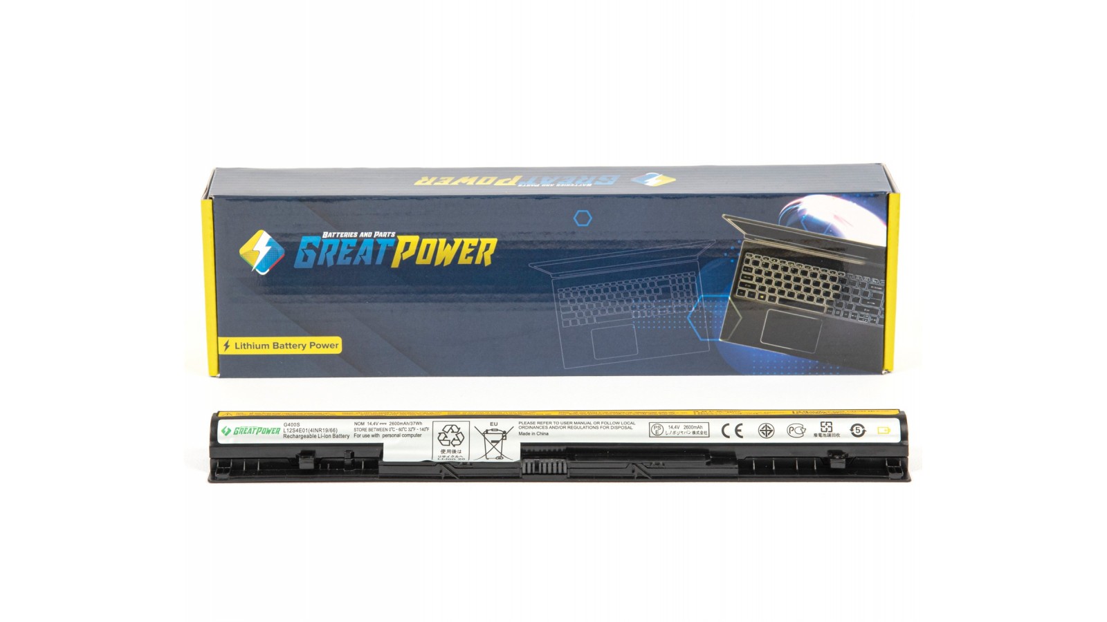 Batteria 2600 mAh per Lenovo Ideapad S410p S510 S510p Z501 S600 Z710