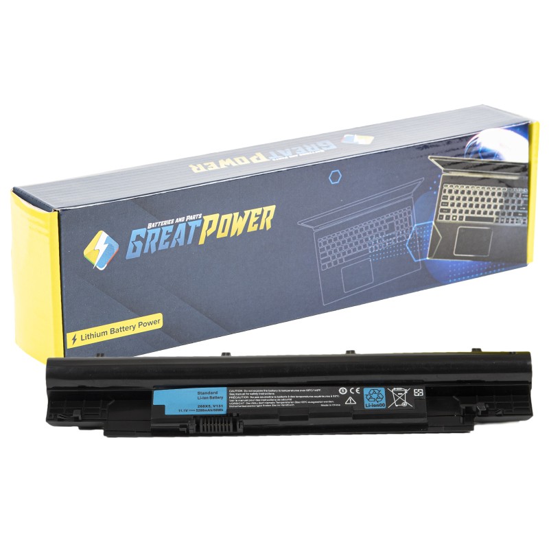 Batteria 5200mAh per Dell 268X5 / 312-1257 / 312-1258 / H2XW1 / JD41Y / N2DN5