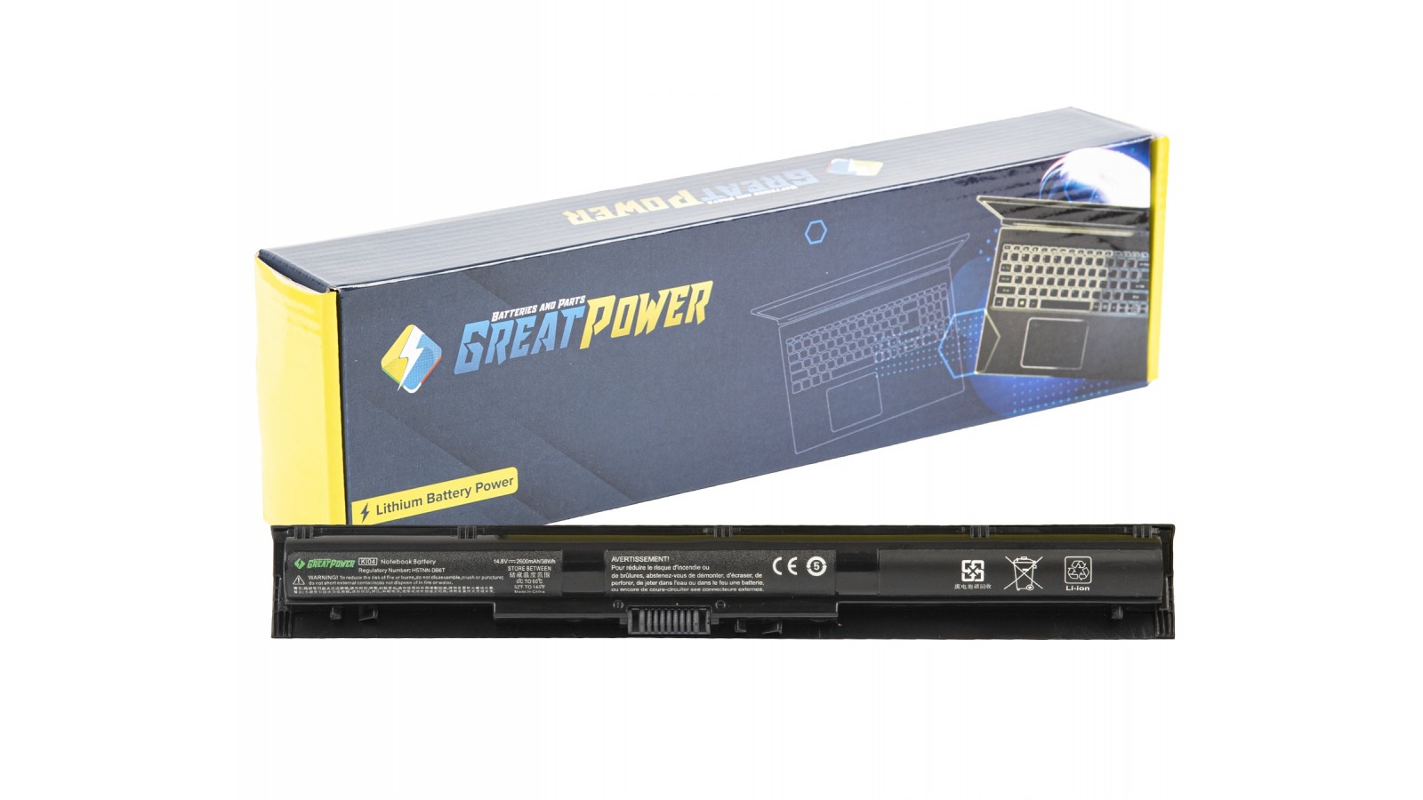 Batteria 2600 mAh per HP Pavilion 15-AK 15-AK112NA 15-AK112NF 15-AK112NL
