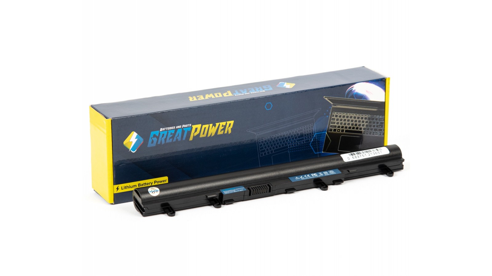 Batteria 2600 mAh compatibile con Acer AL12A32 AL12A72 AL12A42 AL12A52