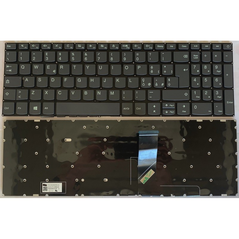 Tastiera italiana compatibile con Lenovo Ideapad 330-15isk 330-15ikb