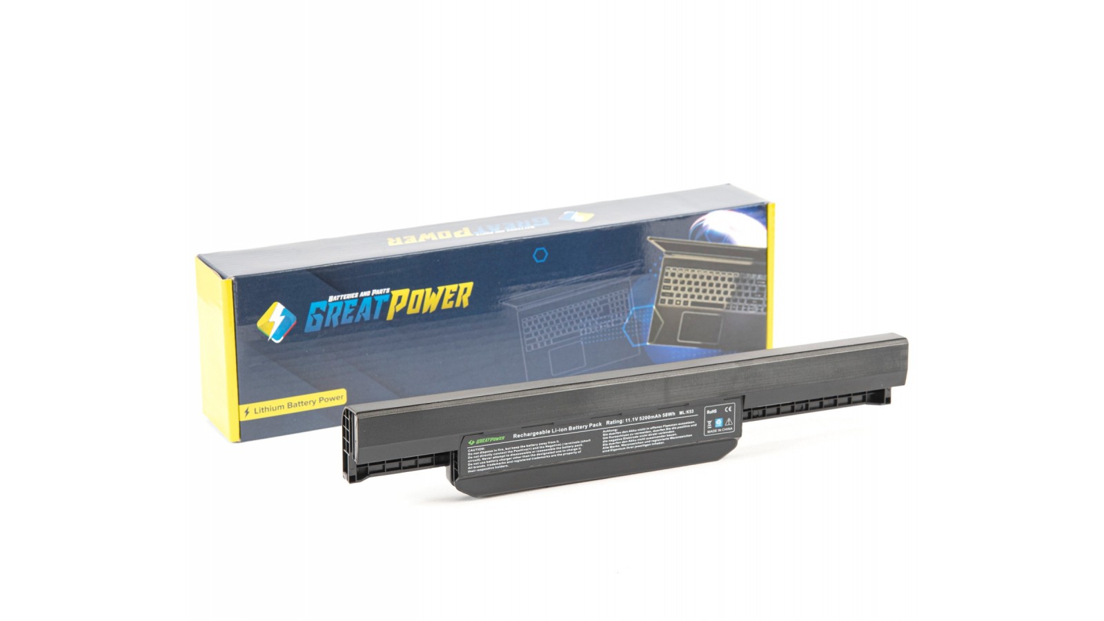 Batteria 5200mAh compatibile con Asus Pro5P Pro5PE Pro5PS Pro5PSJ  X4J X4JE X4JS X4JSJ X5P X5PE X5PS X5PSJ