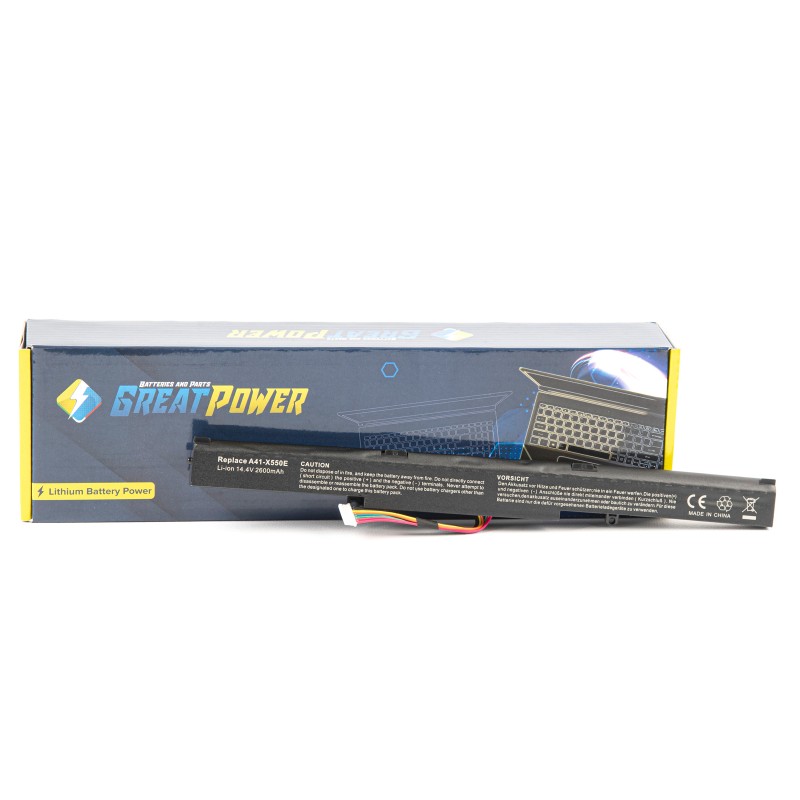 Batteria 2600 mAh compatibile con Asus A41-X550E A450JF X450JF X550ZA K550E K751LA F751MA X550DP Batteria 2600 mAh compatibile con Asus A41-X550E A450JF X450JF X550ZA K550E K751LA F751MA X550DP
