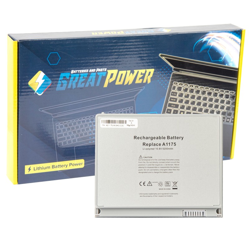 Batteria 5200mAh A1175 compatibile con Apple MacBook Pro 15 serie