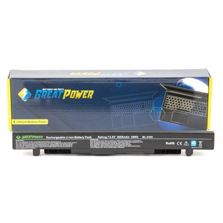 Batteria 2600mAh per Asus X550C X550CA X550CC X550CL X550E X550EA X550L X550LA X550LB X550LC X550LD