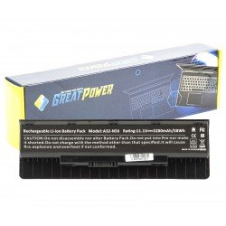 Batteria 5200 mAh per Asus N56 N56D N56DP N56DY N56V N56VB N56VJ N56VM N56VZ