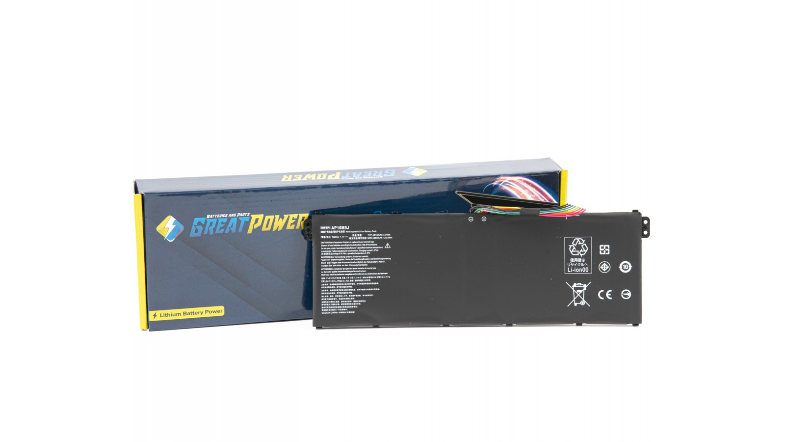 Batteria 7.7V 37Wh compatibile con Acer AP16M5J A315-21 A315-31 A315-51 A315-52