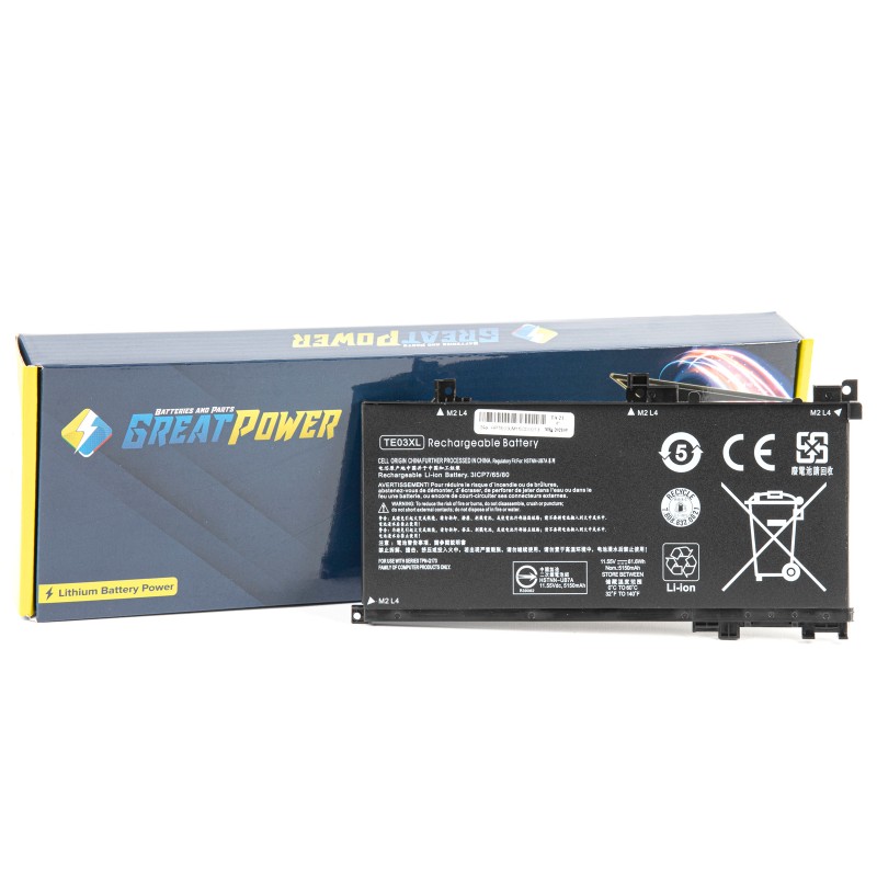 Batteria 11.55V 41Wh per HP Omen 15-ax000 15-ax033dx 15-ax210nr 15-ax001ns 15-bc000 15-bc008tx