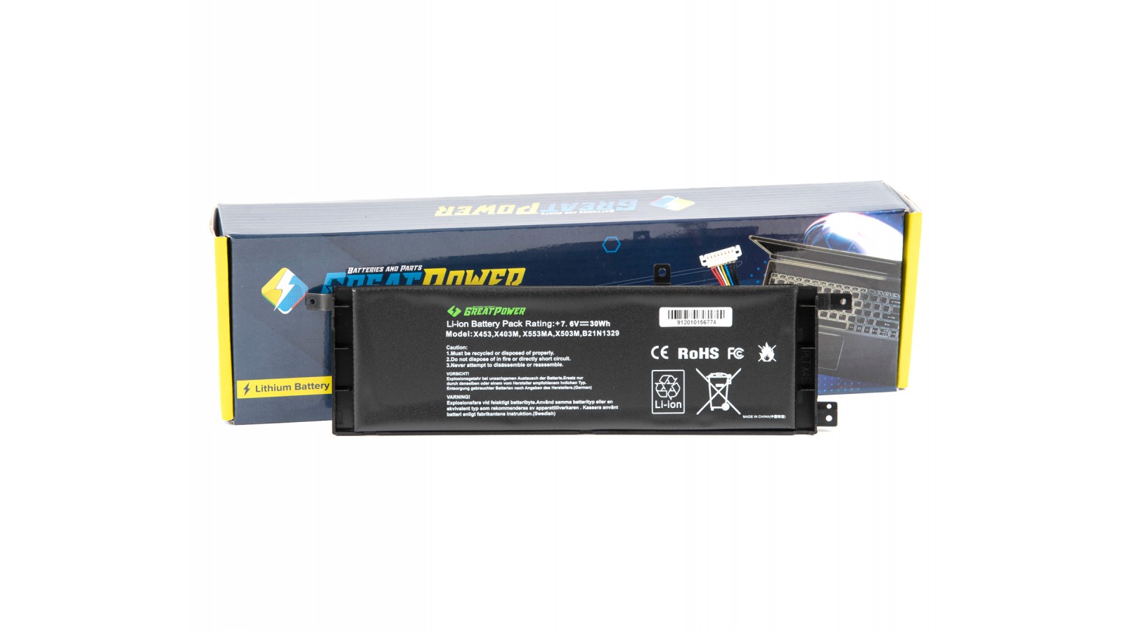 Batteria 4040 mAh compatibile con Asus B21N1329 0B200-00840000
