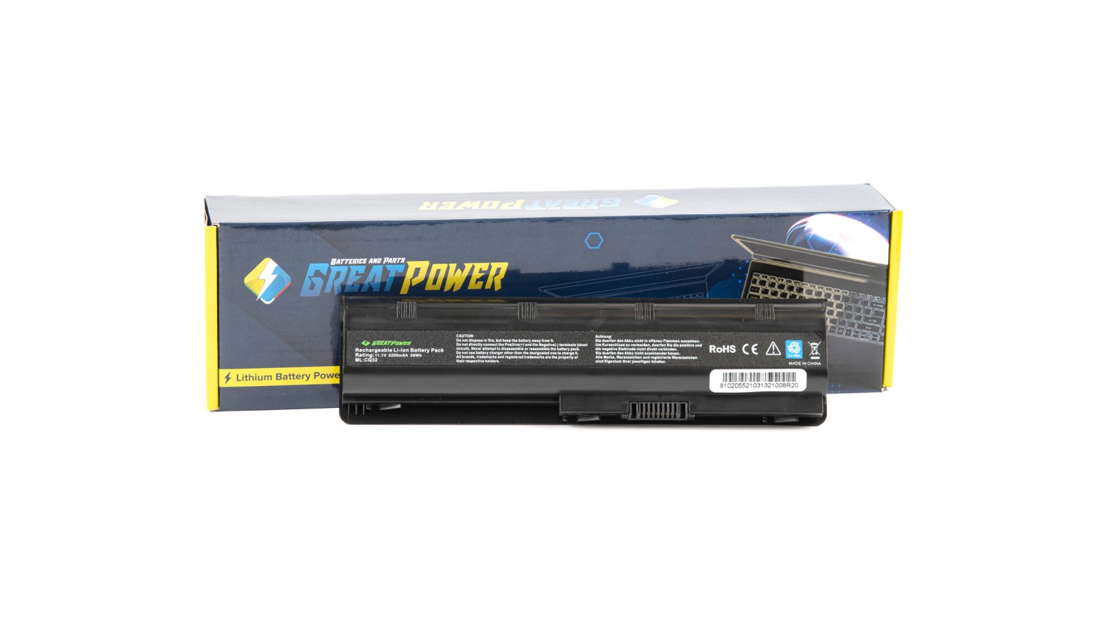 Batteria 5200mAh per HP Compaq Pavilion dv6-3000 dv7-4000 dv7-4010 HP Compaq Envy 17-1000  HP Pavilion dm4-1000 dm4-1