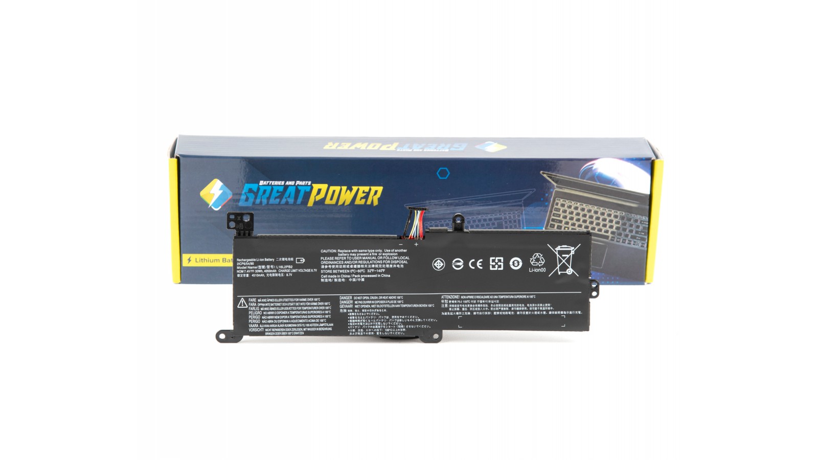 Batteria 4050 mAh per Lenovo L16L2PB1 L16L2PB2 L16L2PB3 L16S2PB1 L16C2PB1 L16M2PB1 L16M2PB2 L16M2PB3