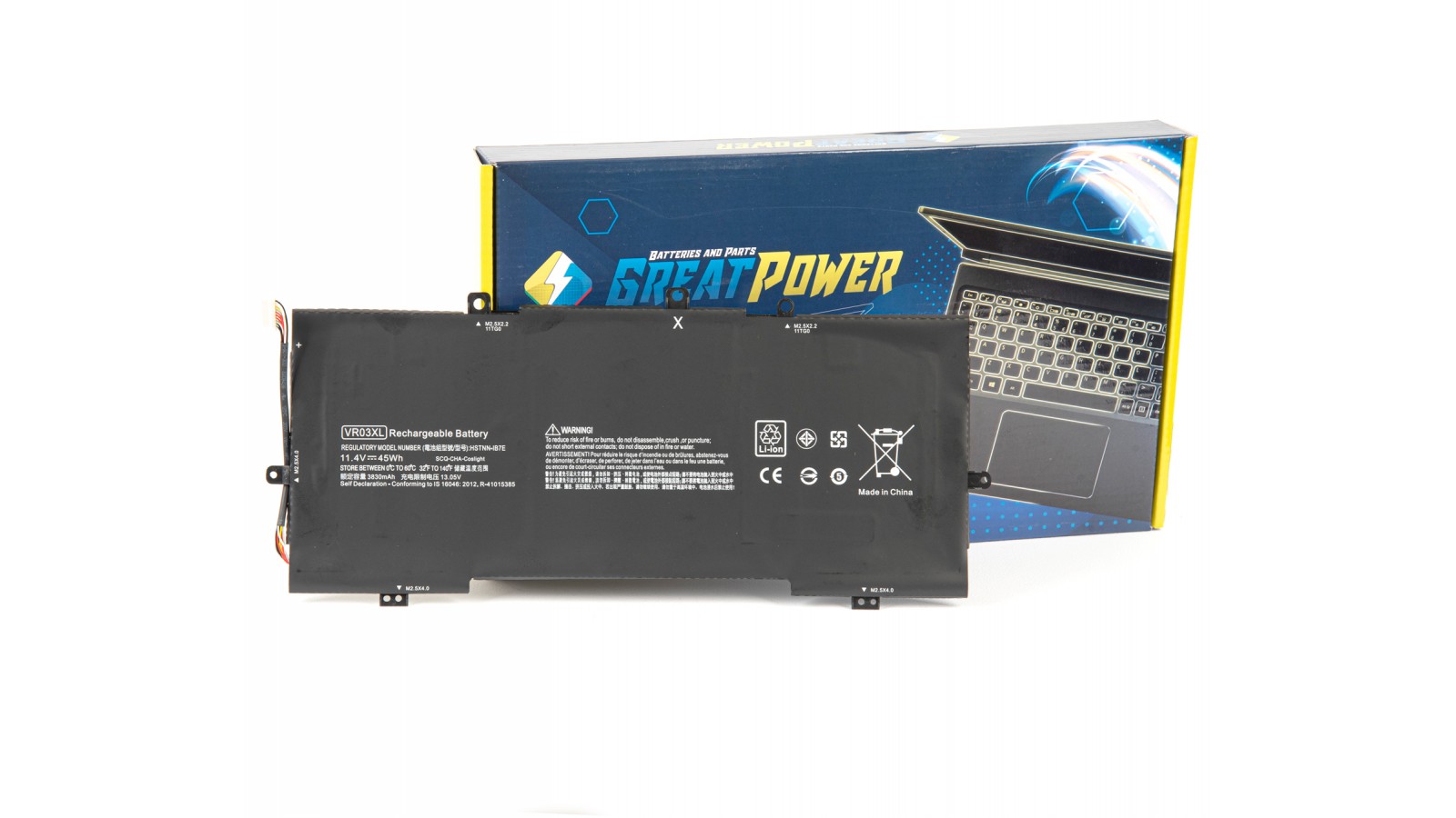 Batteria 45Wh per HP ENVY 13-D VR03XL 816497-1C1 HSTNN-IB7E TPN-C120