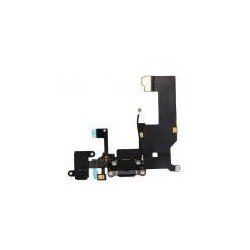 Flat connettore ricarica Apple iPhone 5C completo di microfono antenna jack audio nero