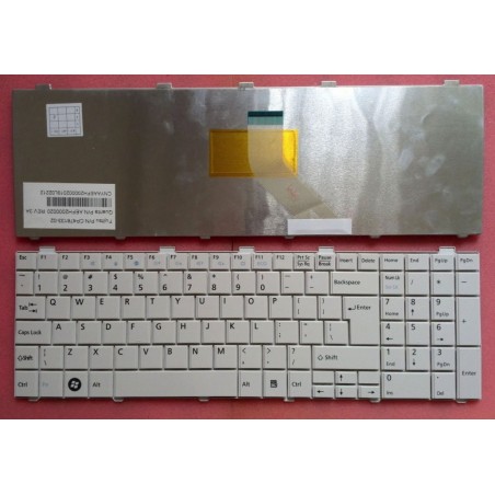 Tastiera compatibile con Fujitsu Lifebook AH512 S26391-F167-B225 CP478133-02 bianca