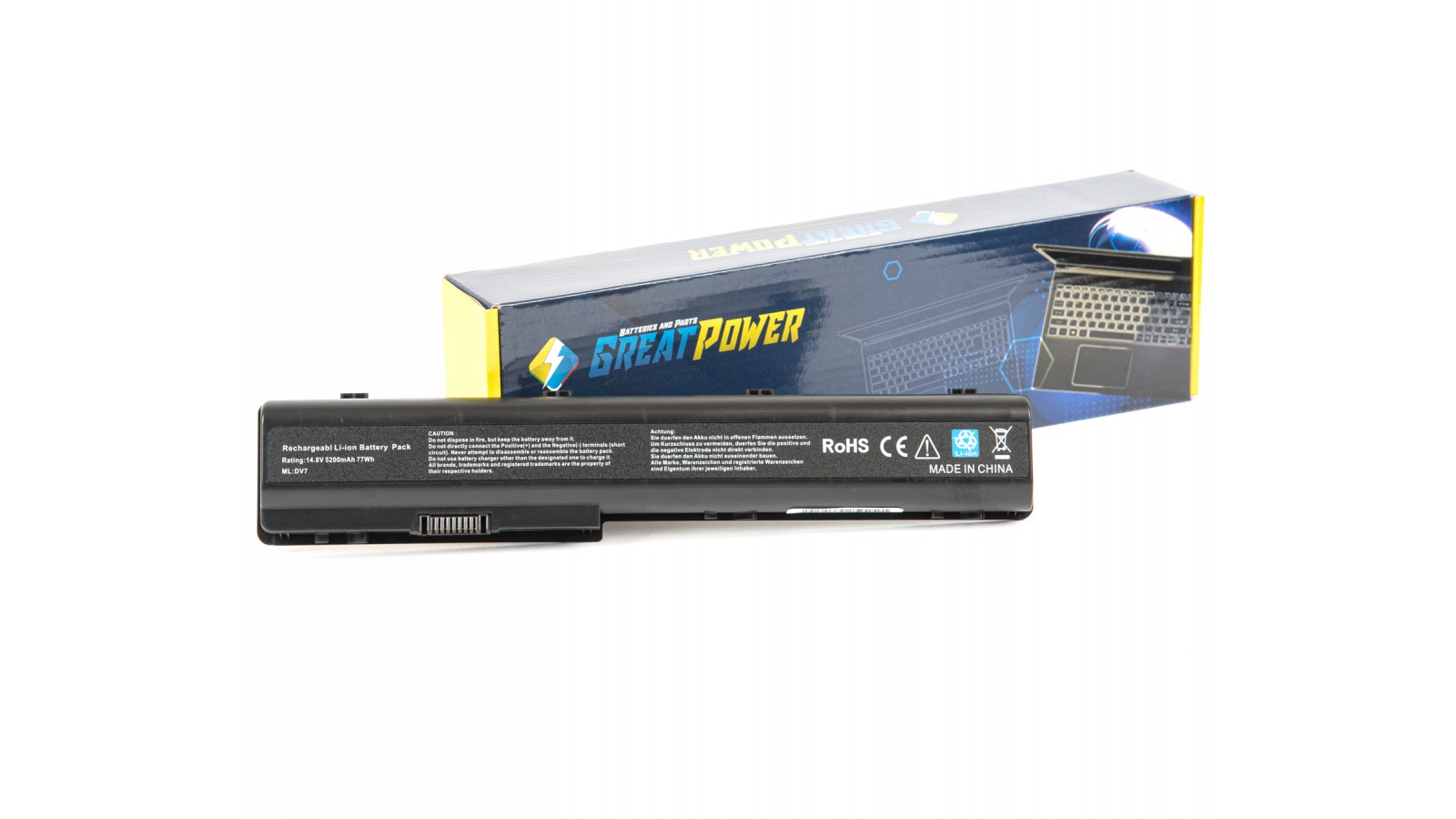 Batteria 5200mAh compatibile con HP HSTNN-Q38C dv7-2215el