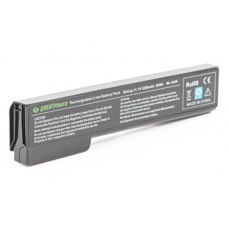 Batteria 5200mAh compatibile HP EliteBook 8460p 8460w 8470p 8560p