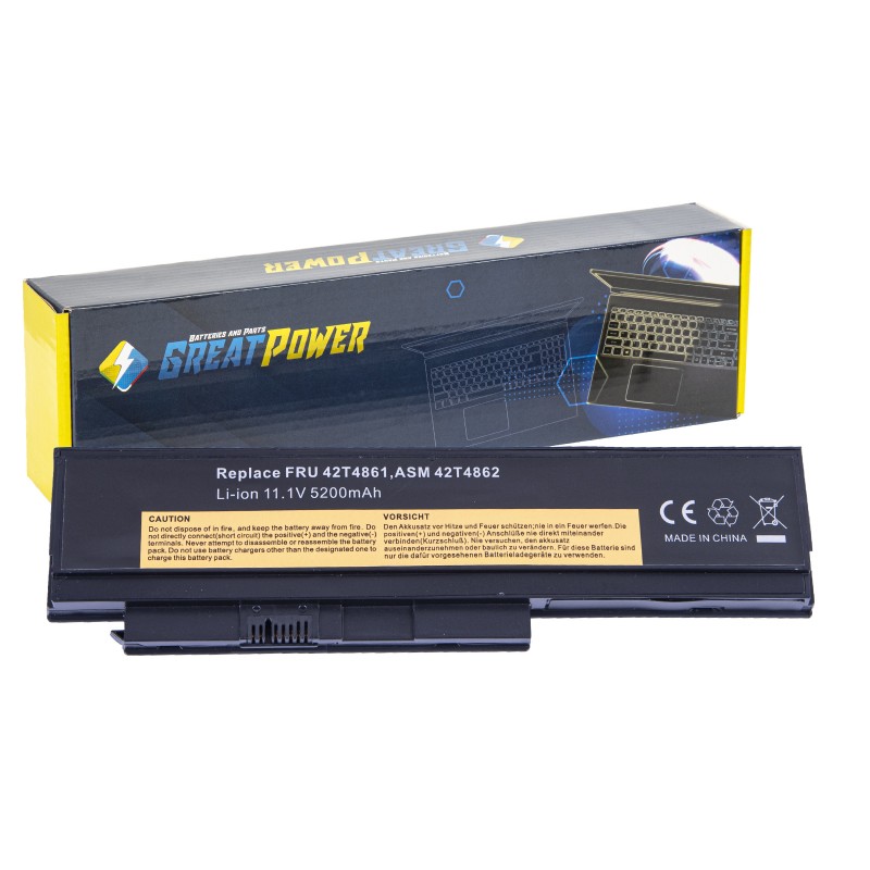Batteria 5200mAh compatibile con Lenovo ThinkPad X220 X220i X220s Batteria 5200mAh compatibile con Lenovo ThinkPad X220 X220i X220s