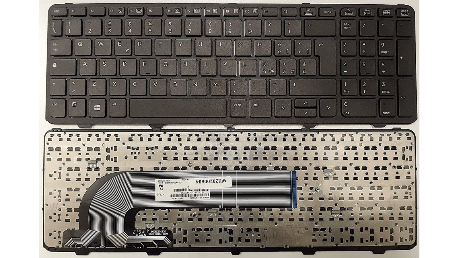 Tastiera italiana per HP ProBook 470 G1 470 G2 Completa di Cornice Frame