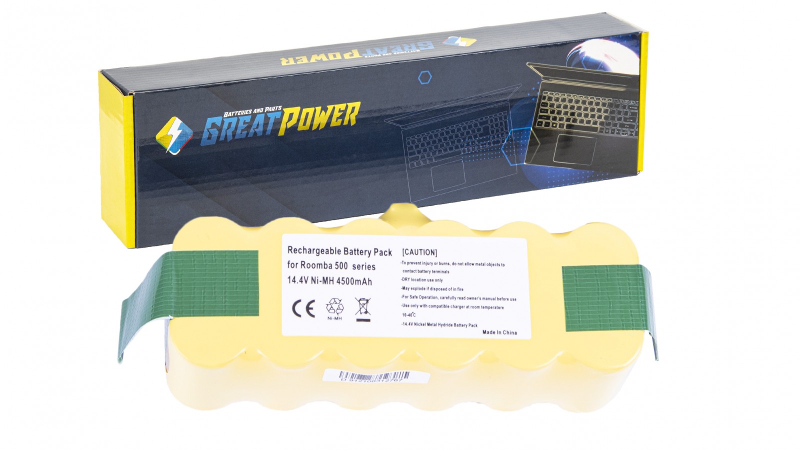 Batteria 4500mAh compatibile con iRobot Roomba 600 620 700 800 14,4V