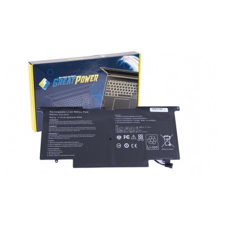 Batteria 6840mAh compatibile con Asus Ultrabook UX31A UX31E UX31E-DH52 UX31E-DH53