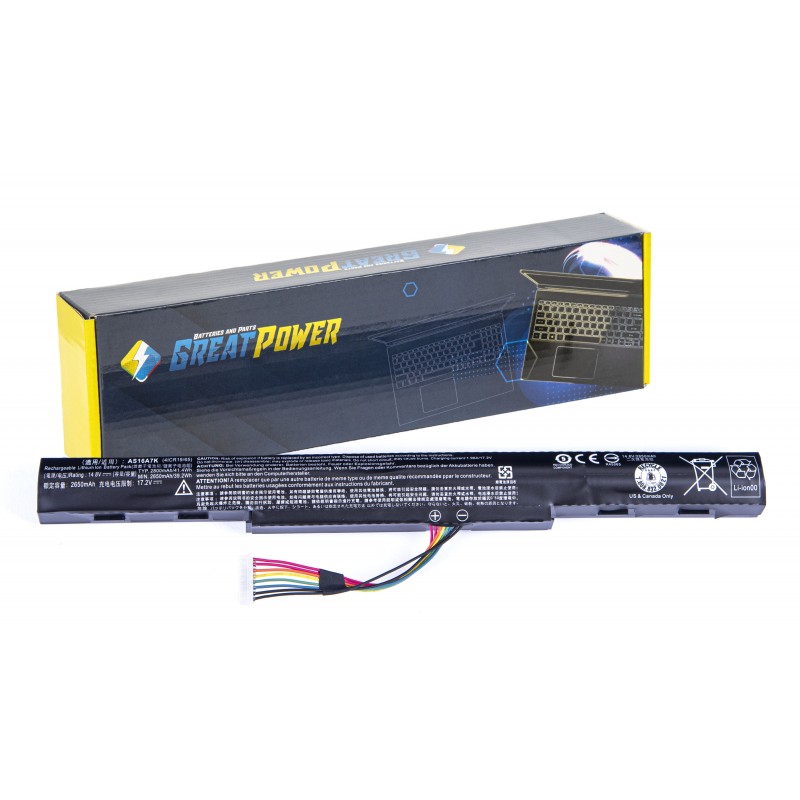 Batteria 2600mAh compatibile Acer Aspire E5-575G E5-575G-58UJ E5-575G-59EE E5-575G-76YK (E5-575G-53VG Batteria 2600mAh compatibile Acer Aspire E5-575G E5-575G-58UJ E5-575G-59EE E5-575G-76YK (E5-575G-53VG