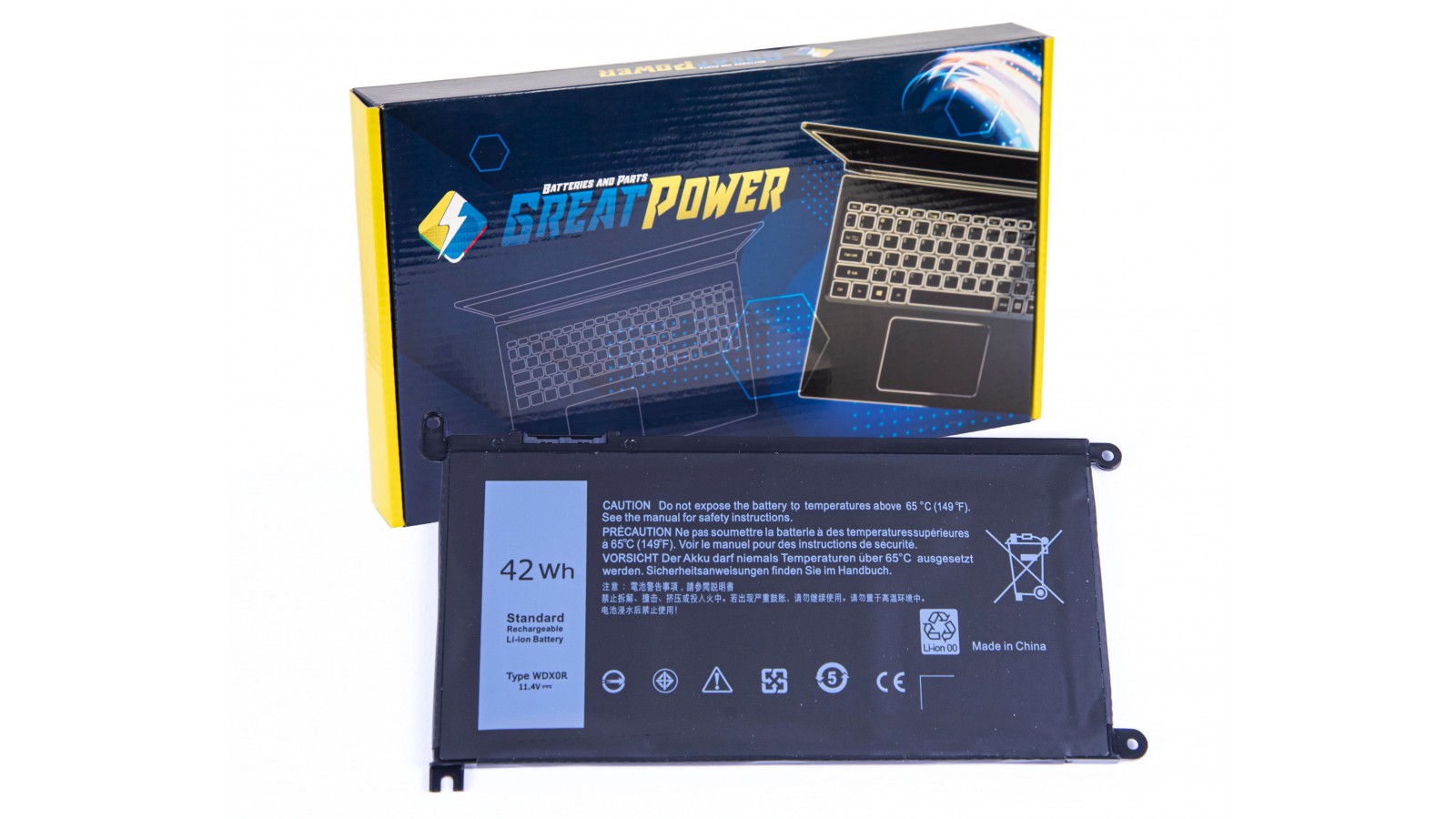 Batteria 3680 mAh per DELL VOSTRO 15 3584 VOSTRO 15 5000