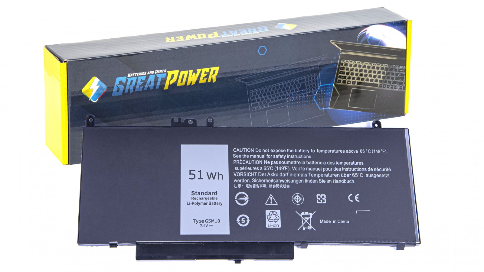 Batteria 5800mAh per G5M10 Dell Latitude 3150 3160 E5250 P48G