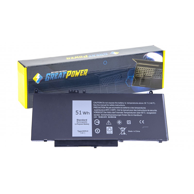 Batteria 5800mAh per G5M10 Dell Latitude 3150 3160 E5250 P48G