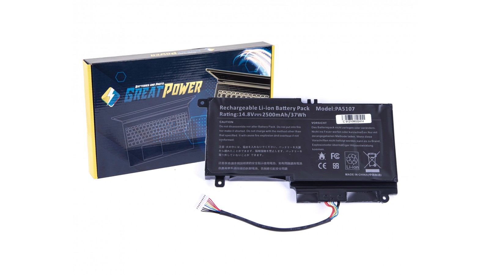 Batteria compatibile con Toshiba L55-A5226, L55Dt-A5253, L55-A5234