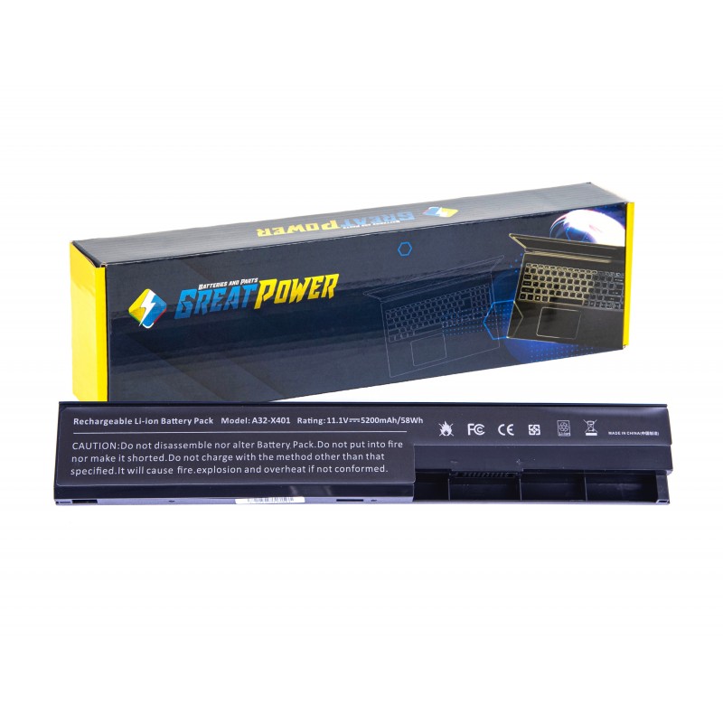 Batteria 5200mAh per Asus A31-X401 A32-X401 A41-X401 A42-X401