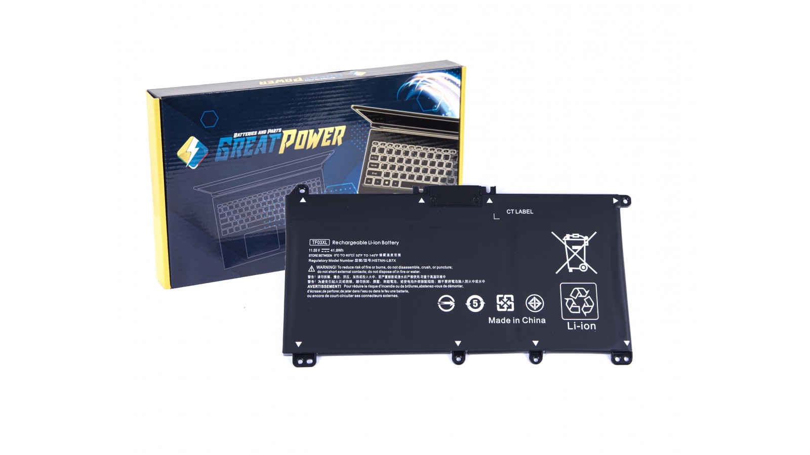 Batteria 11.55V 41.9WH compatibile con HP 14-BF1XX