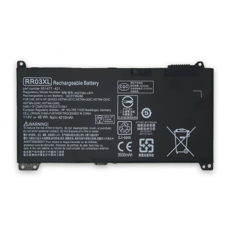 Batteria RR03XL per HP ProBook 430 G4 G5 440 G4 G5 450 G4 G5 455 G4 G5 470 G4 G5 [3930mAh]