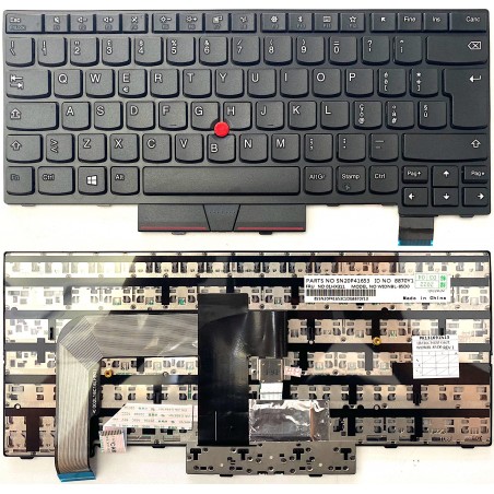 Tastiera italiana per Lenovo THINKPAD T470 T480 A475 con Trackpad