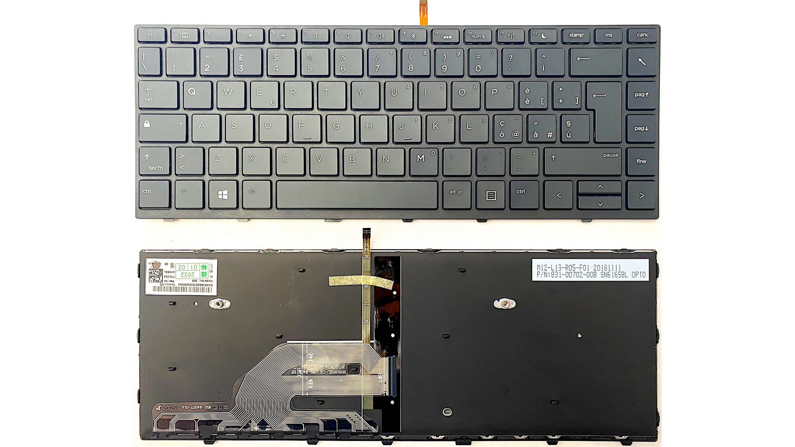 Tastiera italiana RETROILLUMINATA per HP Probook 430 G5 / 440 G5