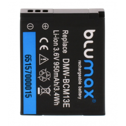 Batteria compatibile con Panasonic Lumix DMC-FT5 DMC-TS5 DMC-TZ40 DMC-TZ41 DMC-ZS30