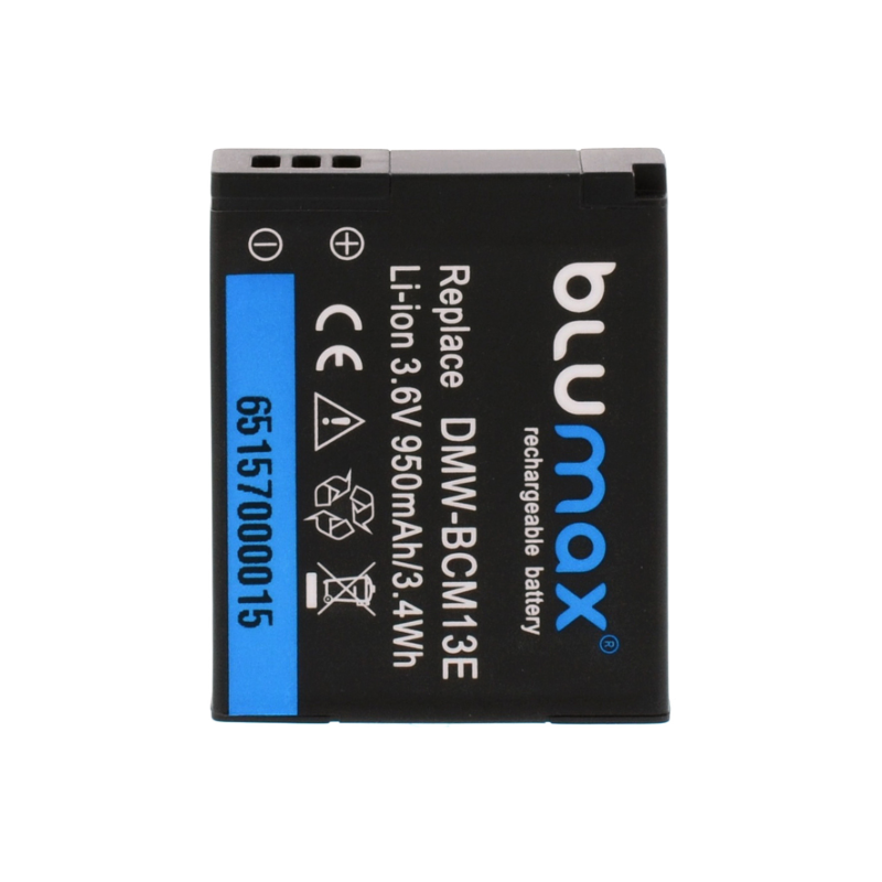 Batteria compatibile con Panasonic Lumix DMC-FT5 DMC-TS5 DMC-TZ40 DMC-TZ41 DMC-ZS30