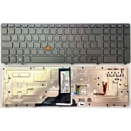 Tastiera italiana per HP Elitebook 8760W con Trackpoint Retroilluminata