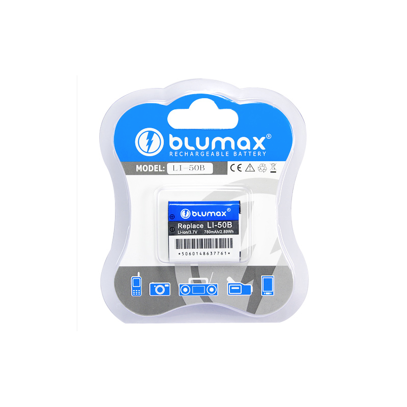 Batteria compatibile con Olympus Li-50B 780 mAh Vbx070 Batteria compatibile con Olympus Li-50B 780 mAh Vbx070