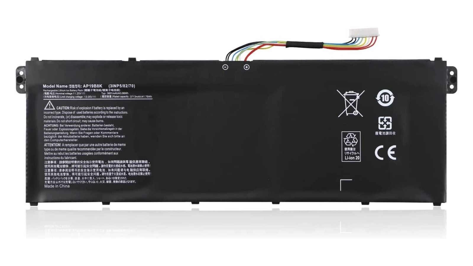 Batteria AP19B8K per Acer Aspire A315-23 A315-58 A317-52 A317-53 A514-53 A515-56