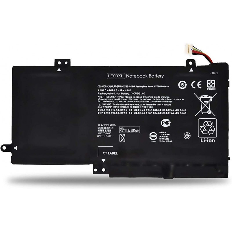 Batteria per HP LE03 LE03XL HSTNN-PB6M UB60 UB6O YB5Q (11.4V 48Wh)