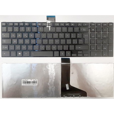 Tastiera Italiana nera compatibile con Toshiba Satellite P850 P850D P855 P855D P870 P870D P875