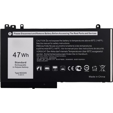 Batteria 47WH per Dell Precision M3510 NGGX5 JY8D6 954DF 0JY8D6 RDRH9 NCVW8