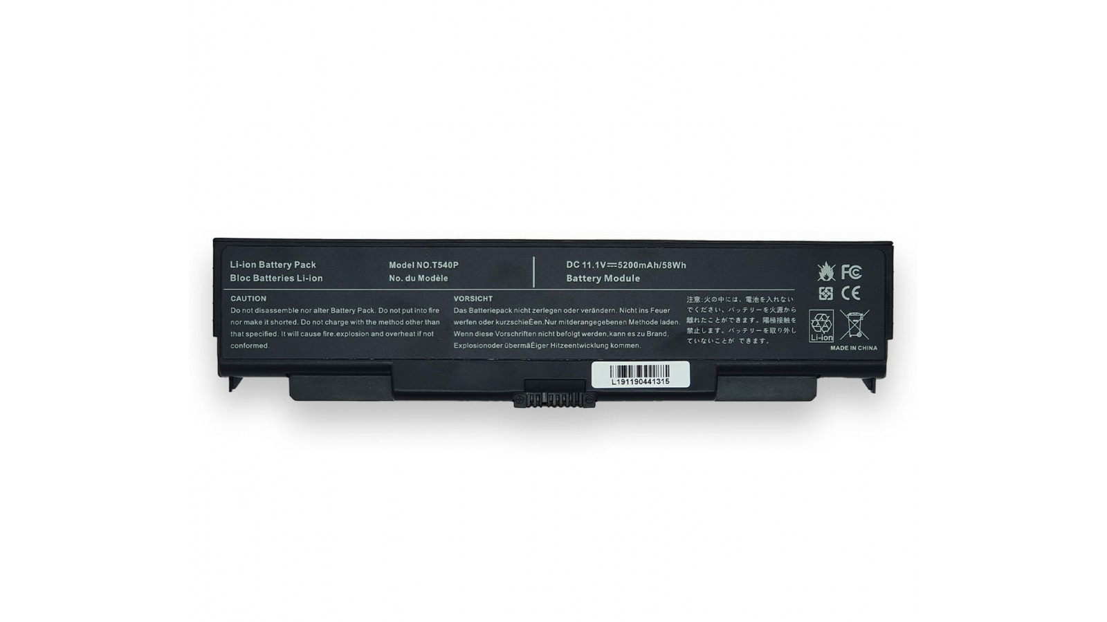 Batteria 5200 mAh per Lenovo ThinkPad L440 T440p W540 L540 T540P