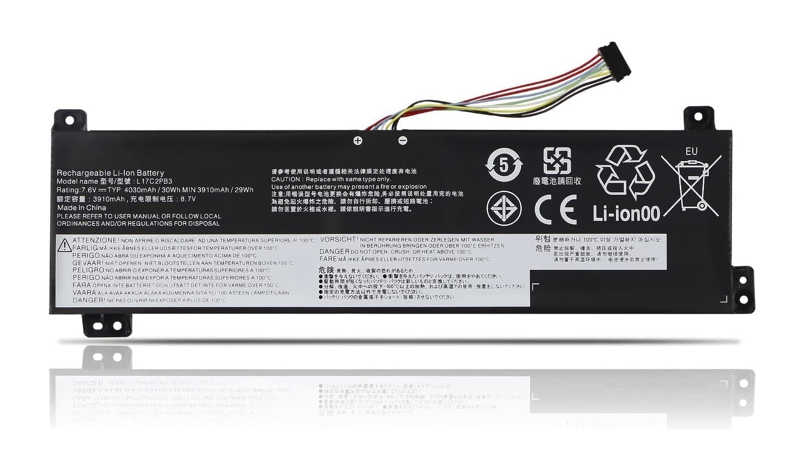 Batteria L17C2PB3 L17C2PB4 per Lenovo V130-15IGM V130-15IKB V330-15IKB